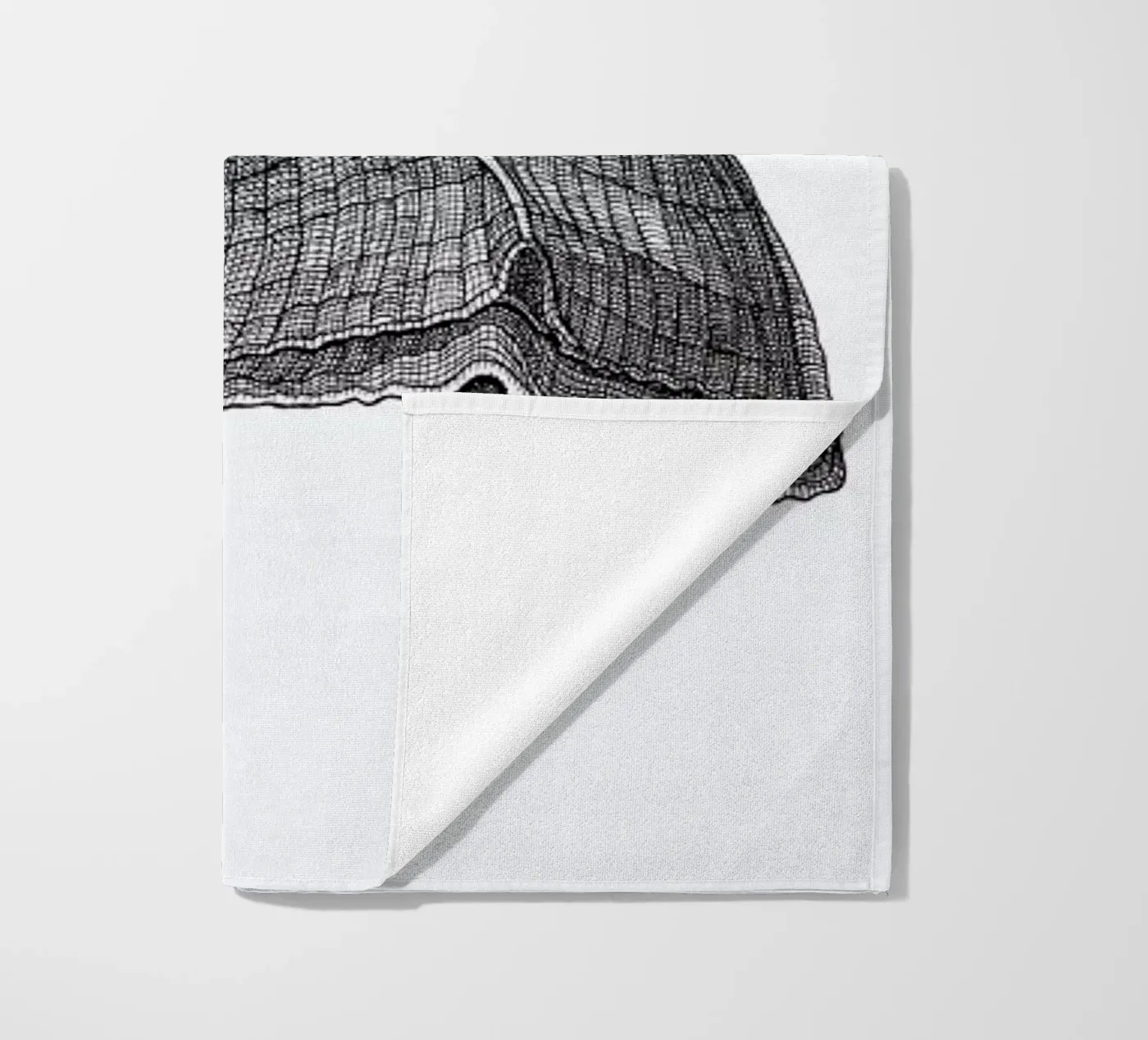 Seashell beach towel by Pen & Ink