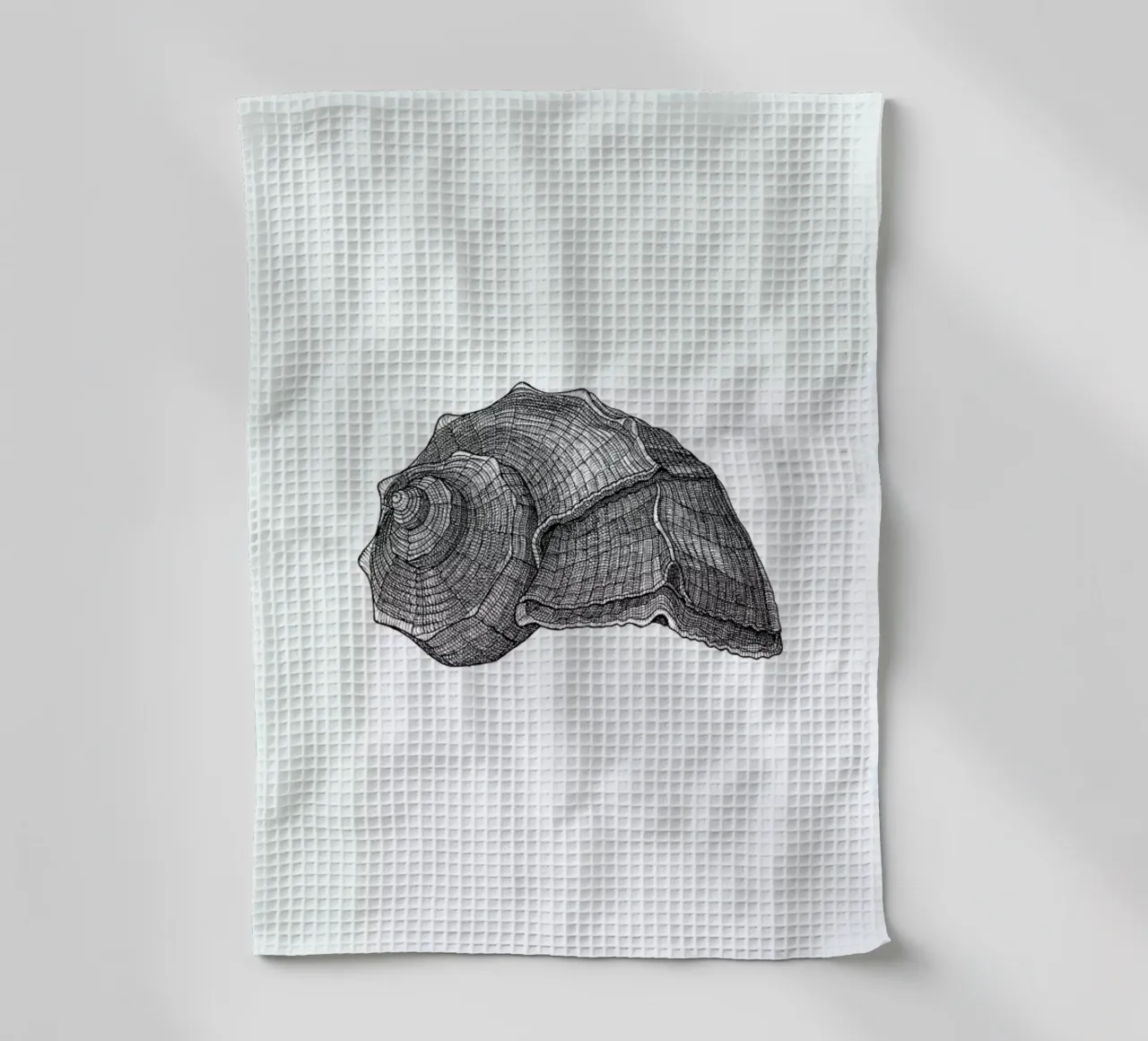 Seashell paño de cocina de Pen & Ink