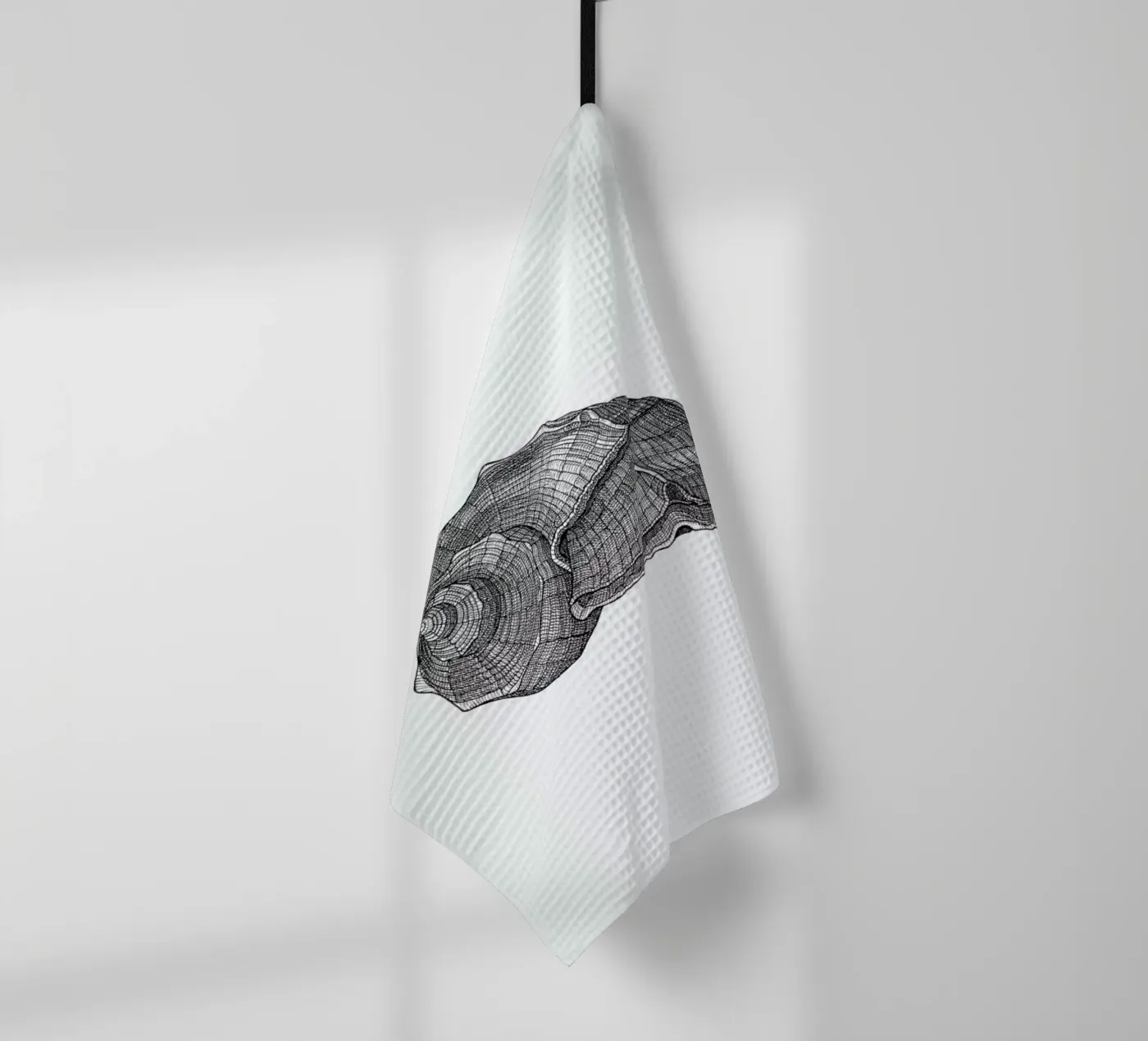 Seashell torchon de Pen & Ink