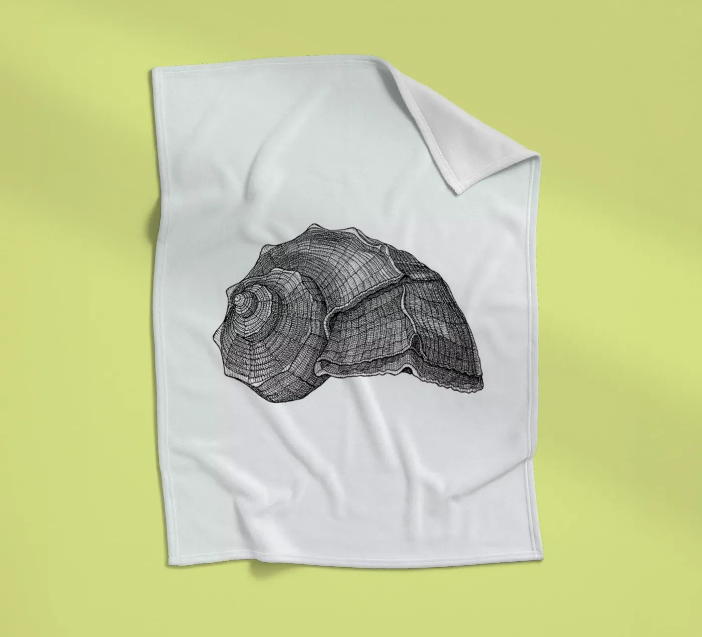 Seashell plaid polaire de Pen & Ink