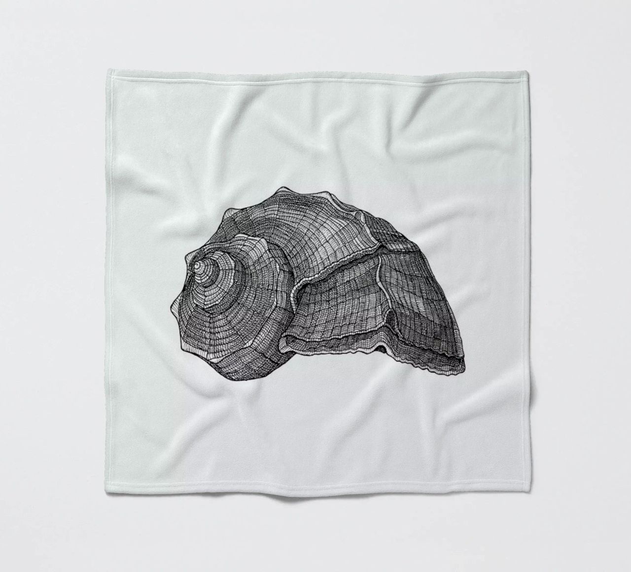 Seashell coperta in pile da Pen & Ink