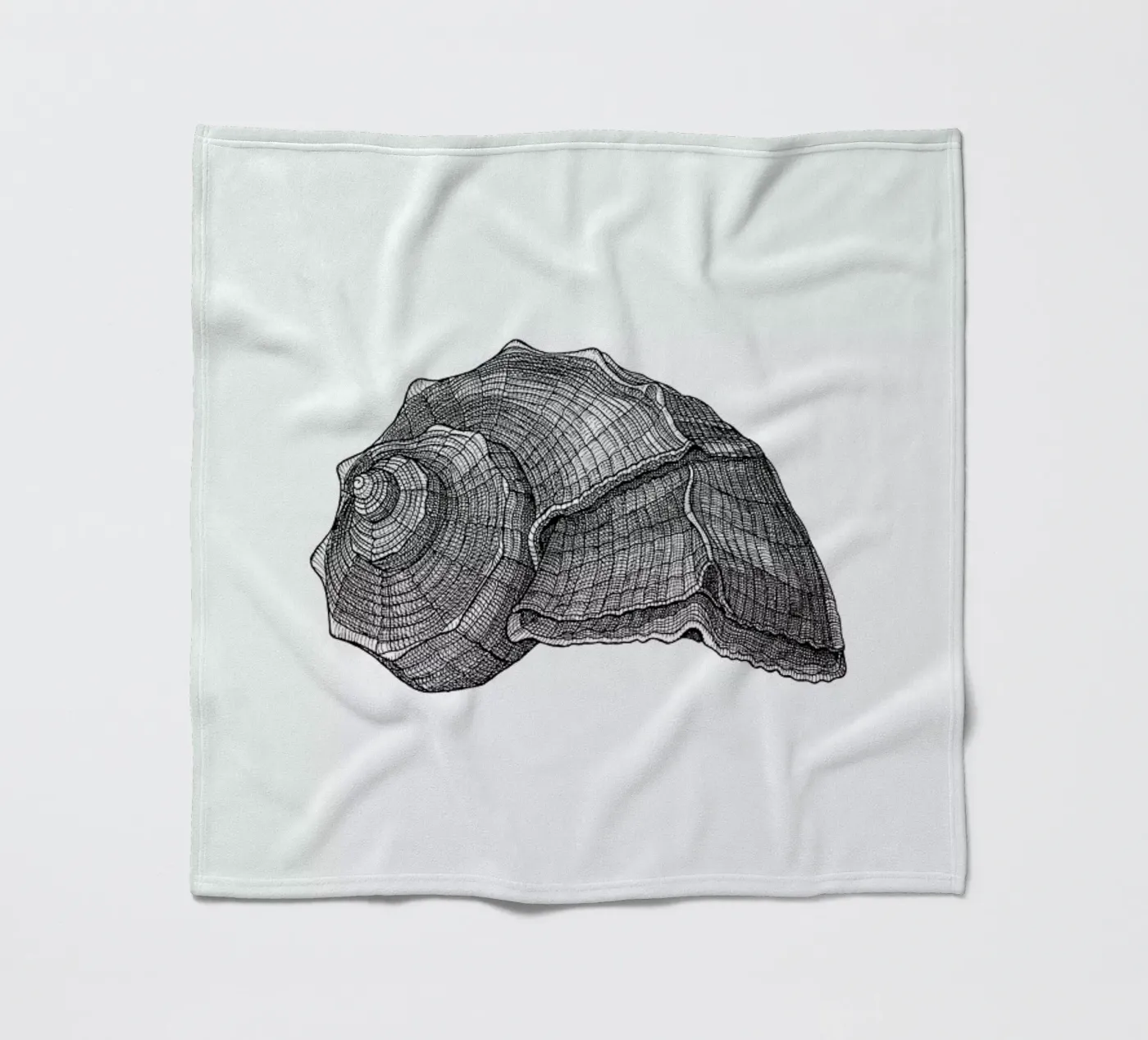 Seashell coperta in pile da Pen & Ink