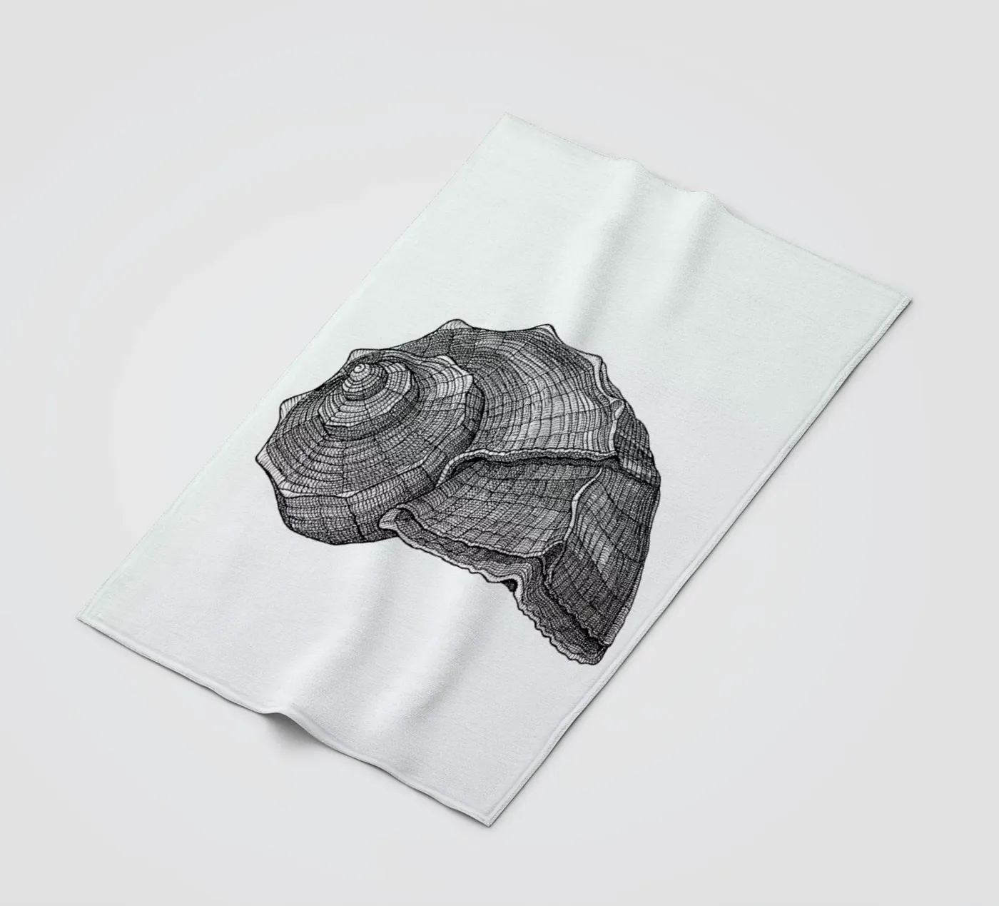 Seashell plaid polaire de Pen & Ink