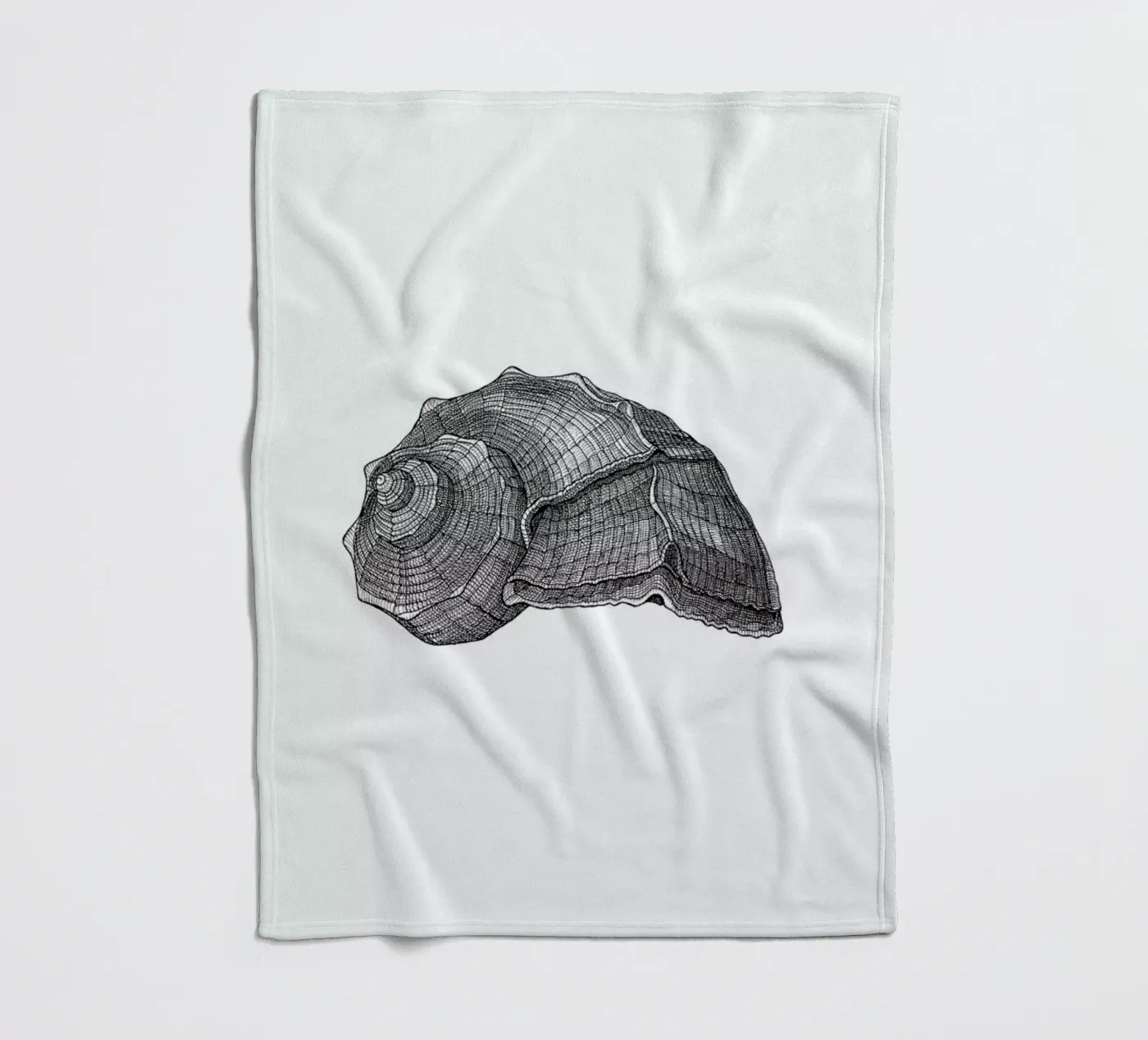 Seashell coperta in pile da Pen & Ink