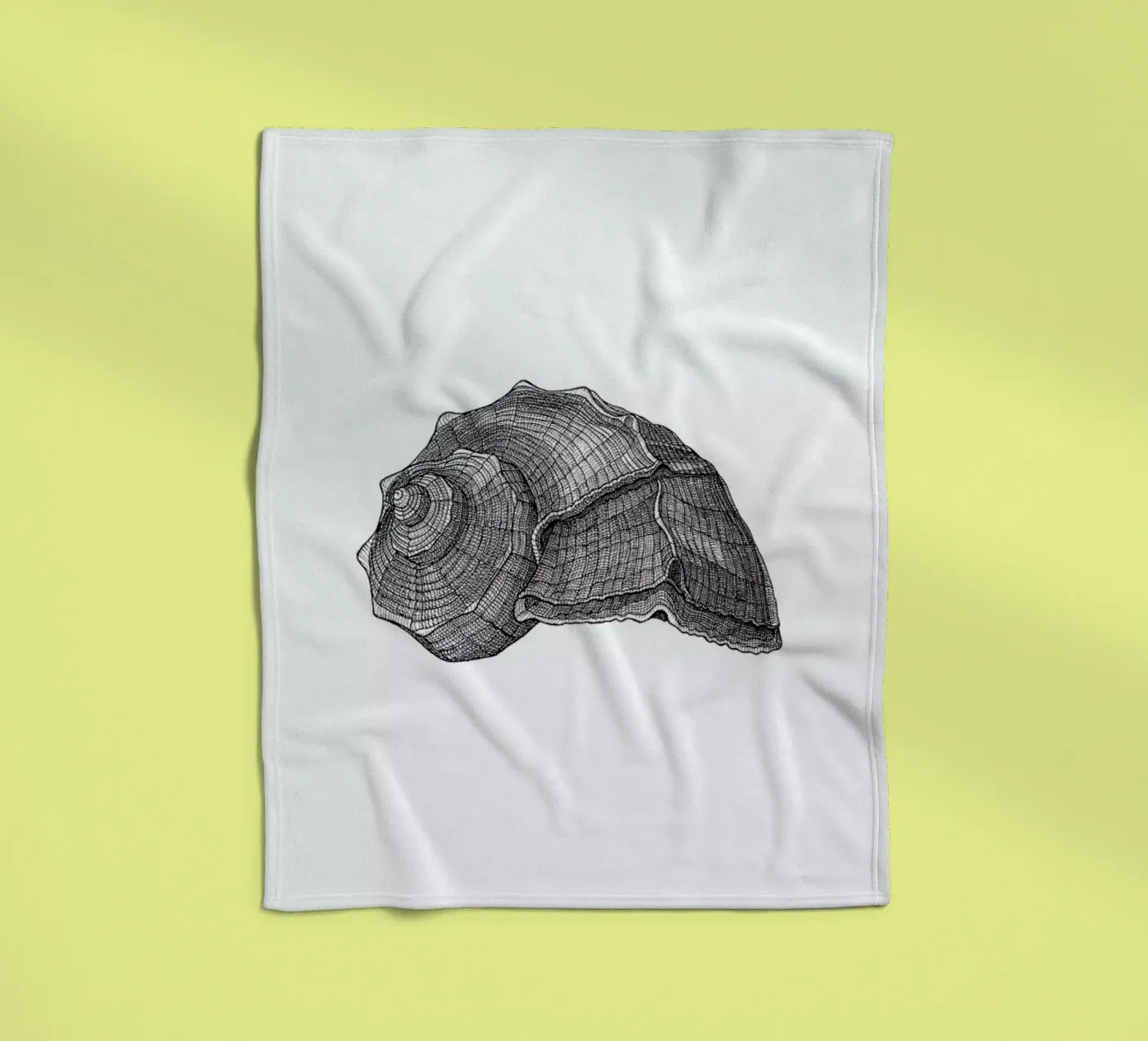 Seashell plaid polaire de Pen & Ink