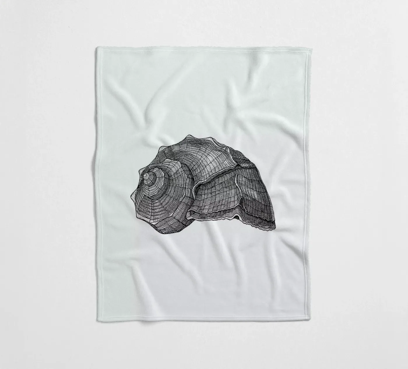 Seashell coperta in pile da Pen & Ink