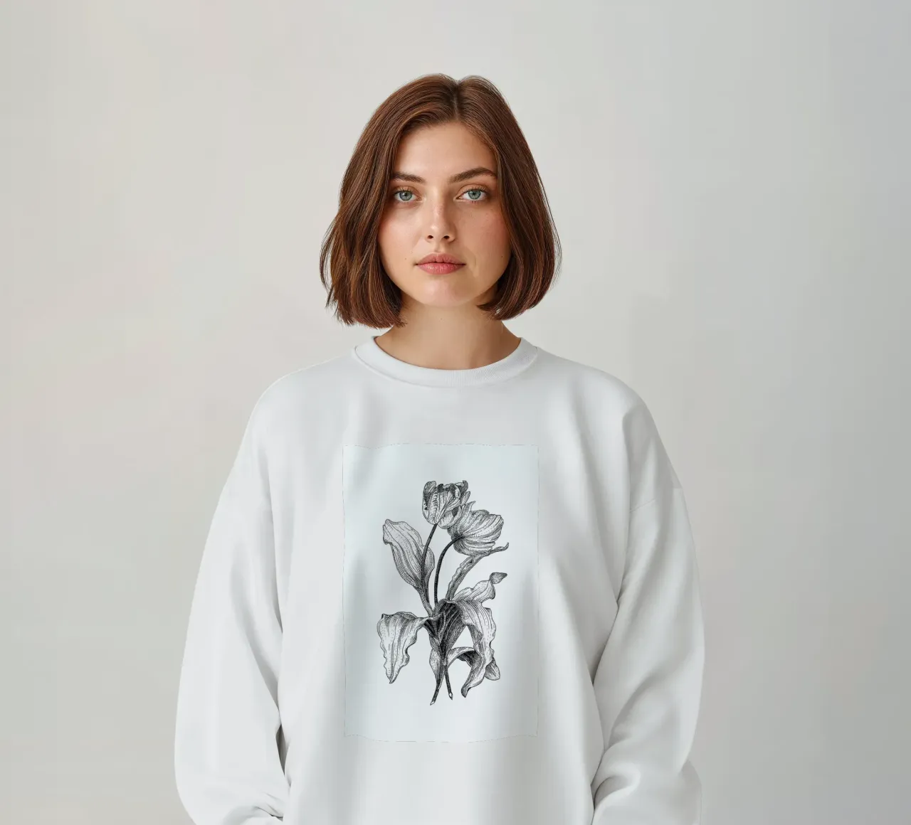 Tulips sweatshirt by Pen & Ink