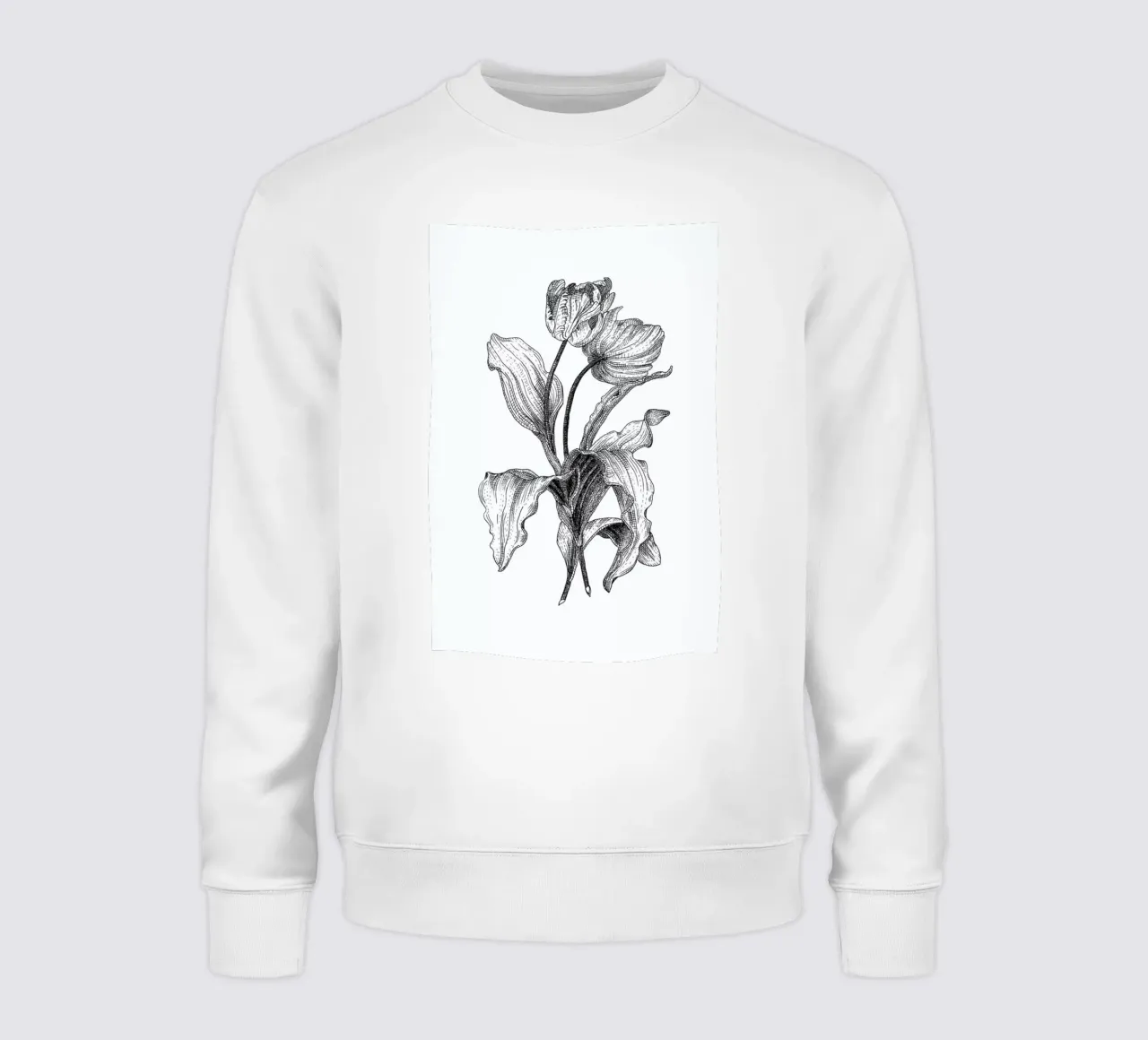 Tulips sweatshirt by Pen & Ink