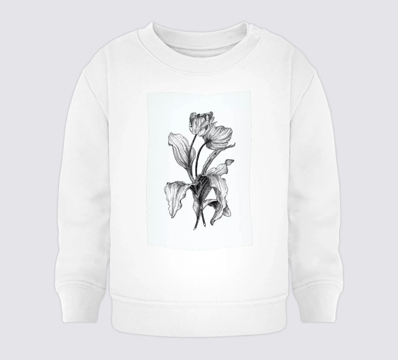 Tulips felpa neonato da Pen & Ink