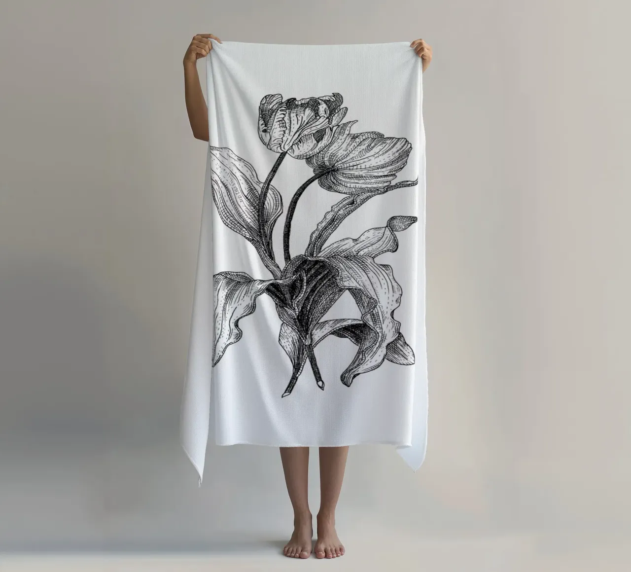 Tulips telo mare da Pen & Ink