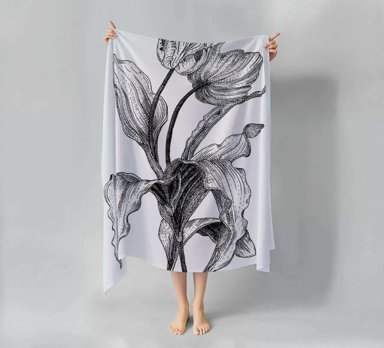 Tulips telo mare da Pen & Ink