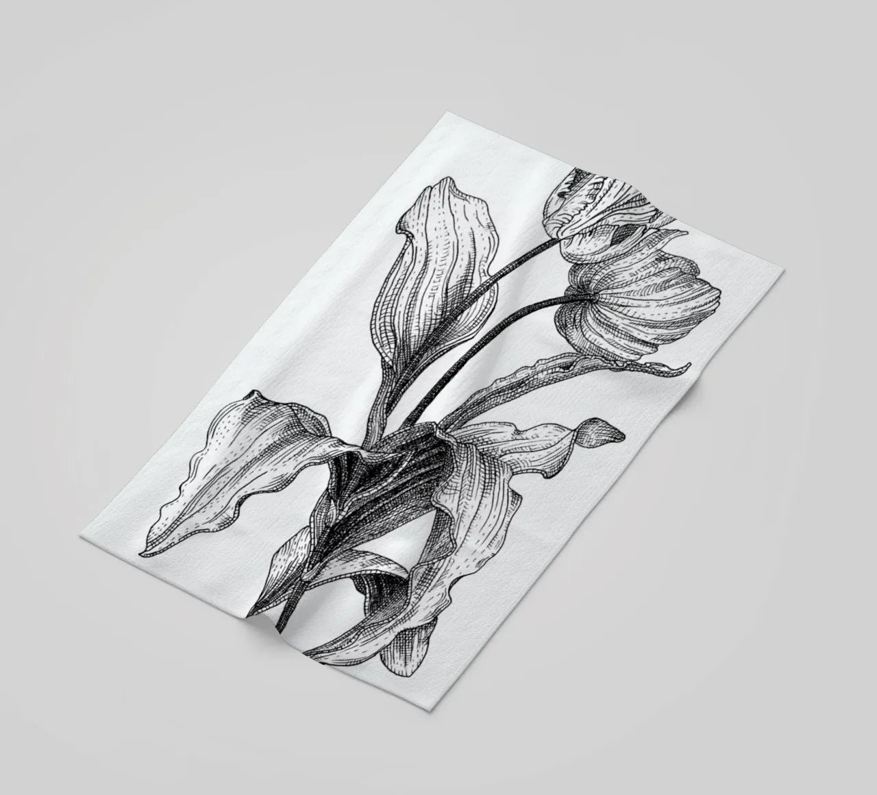 Tulips telo mare da Pen & Ink