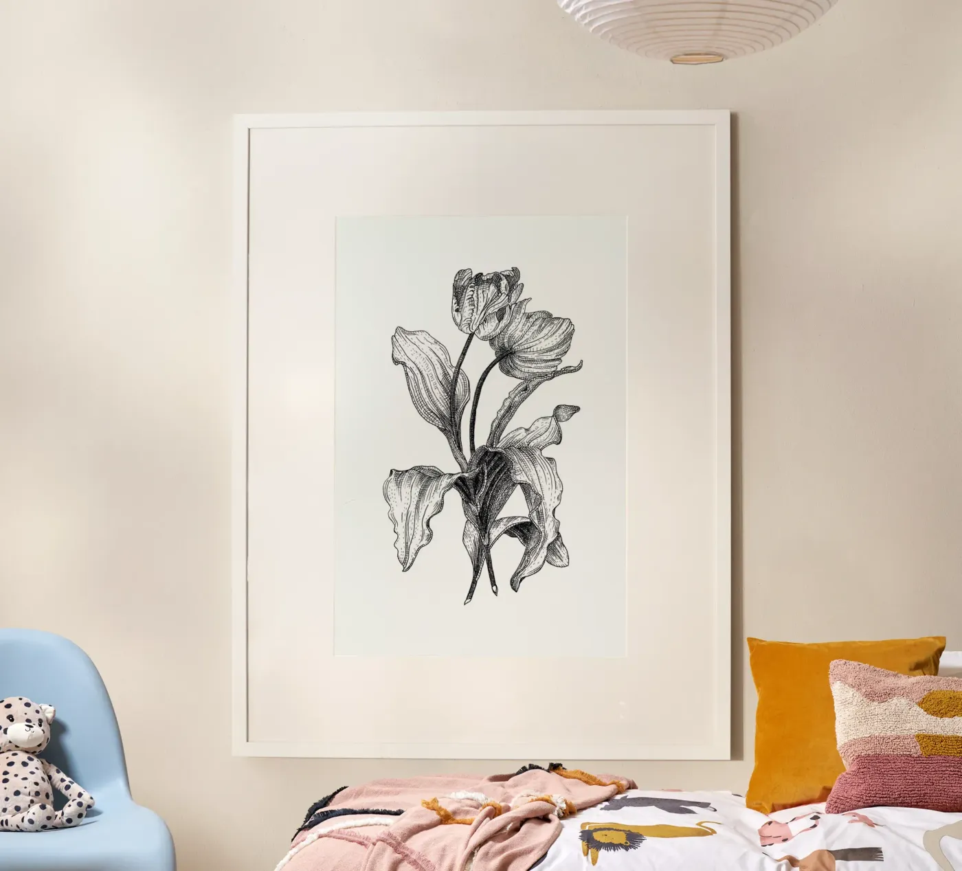 Tulips poster da Pen & Ink