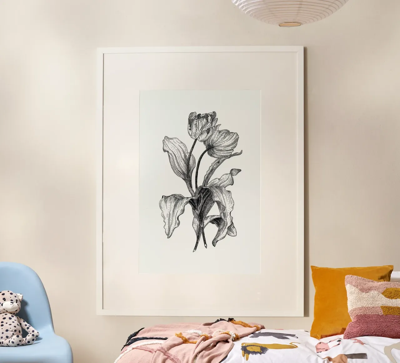 Tulips poster da Pen & Ink