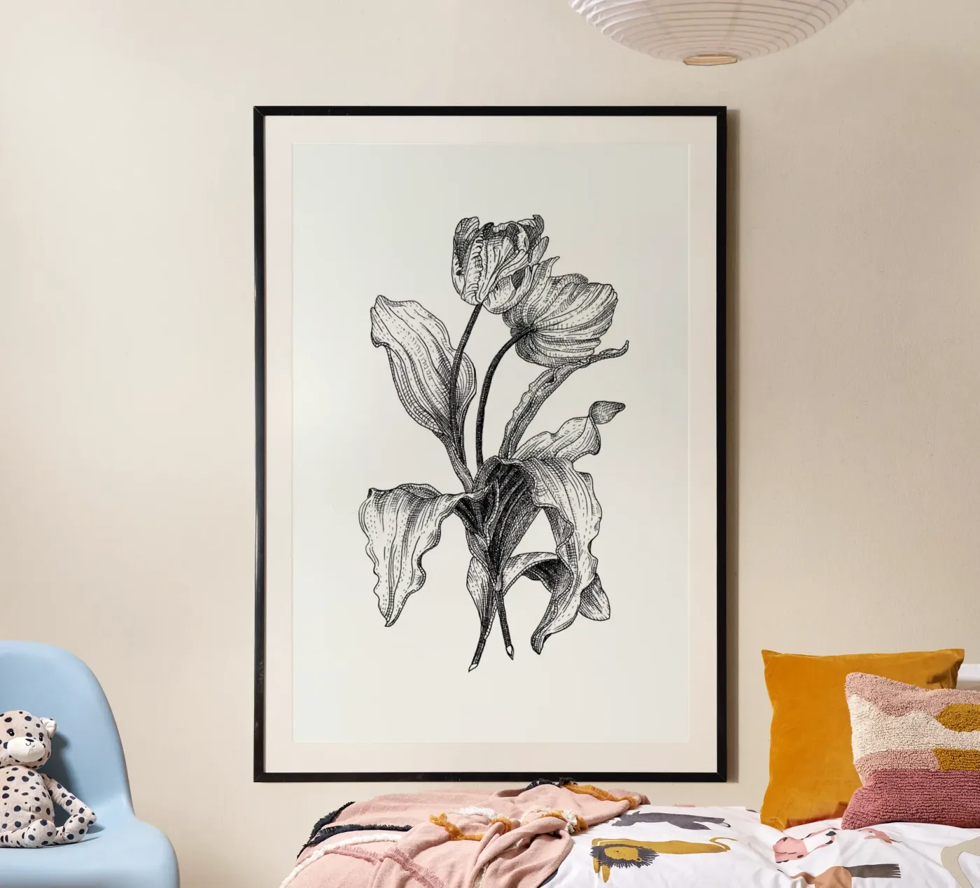 Tulips poster da Pen & Ink