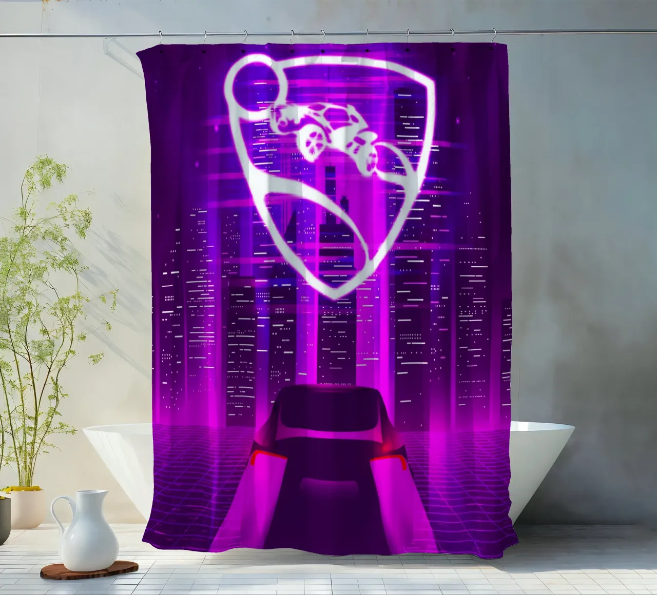Rocket League Duschvorhang von CreativeStudio