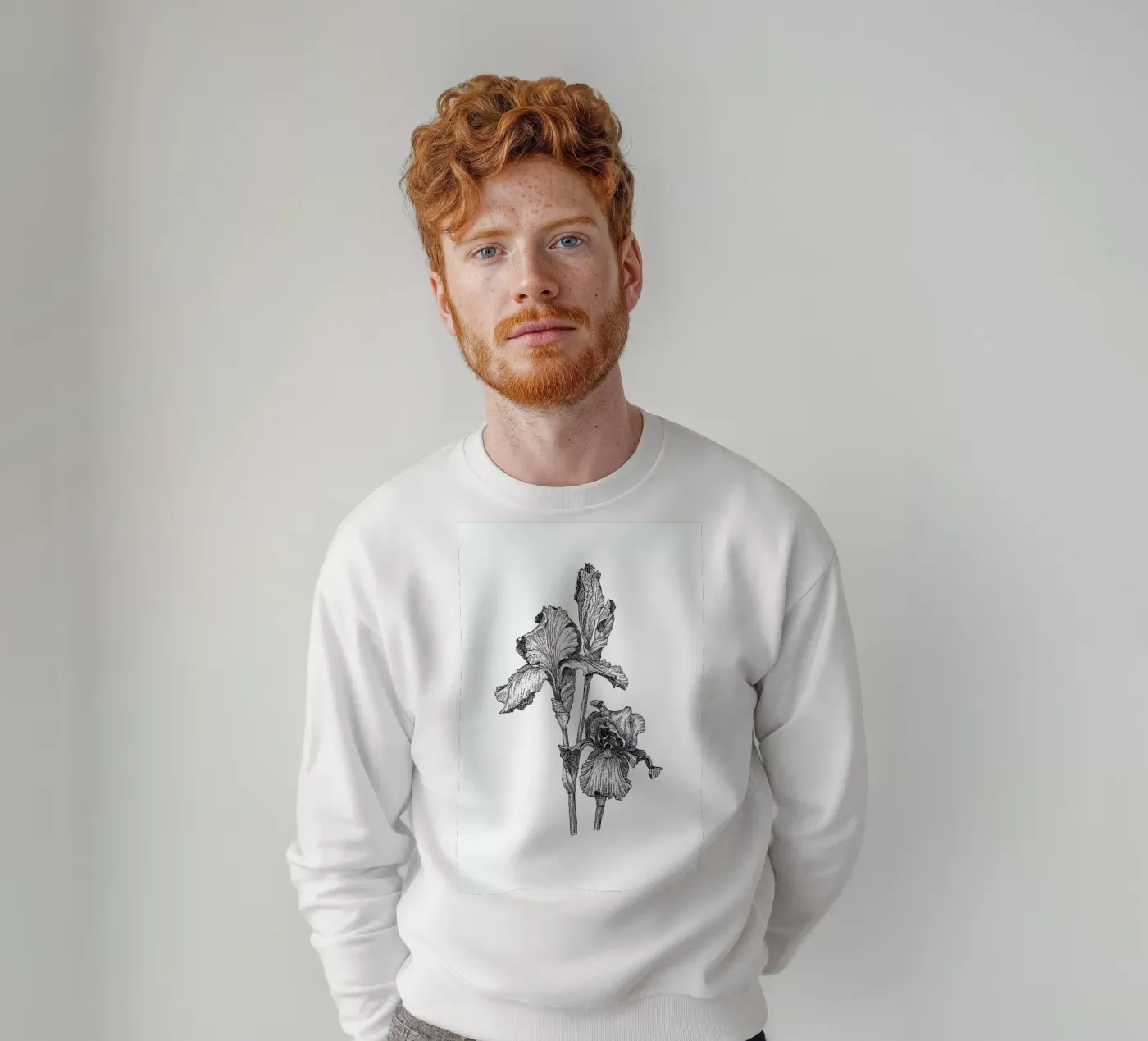 Orchids felpa da Pen & Ink