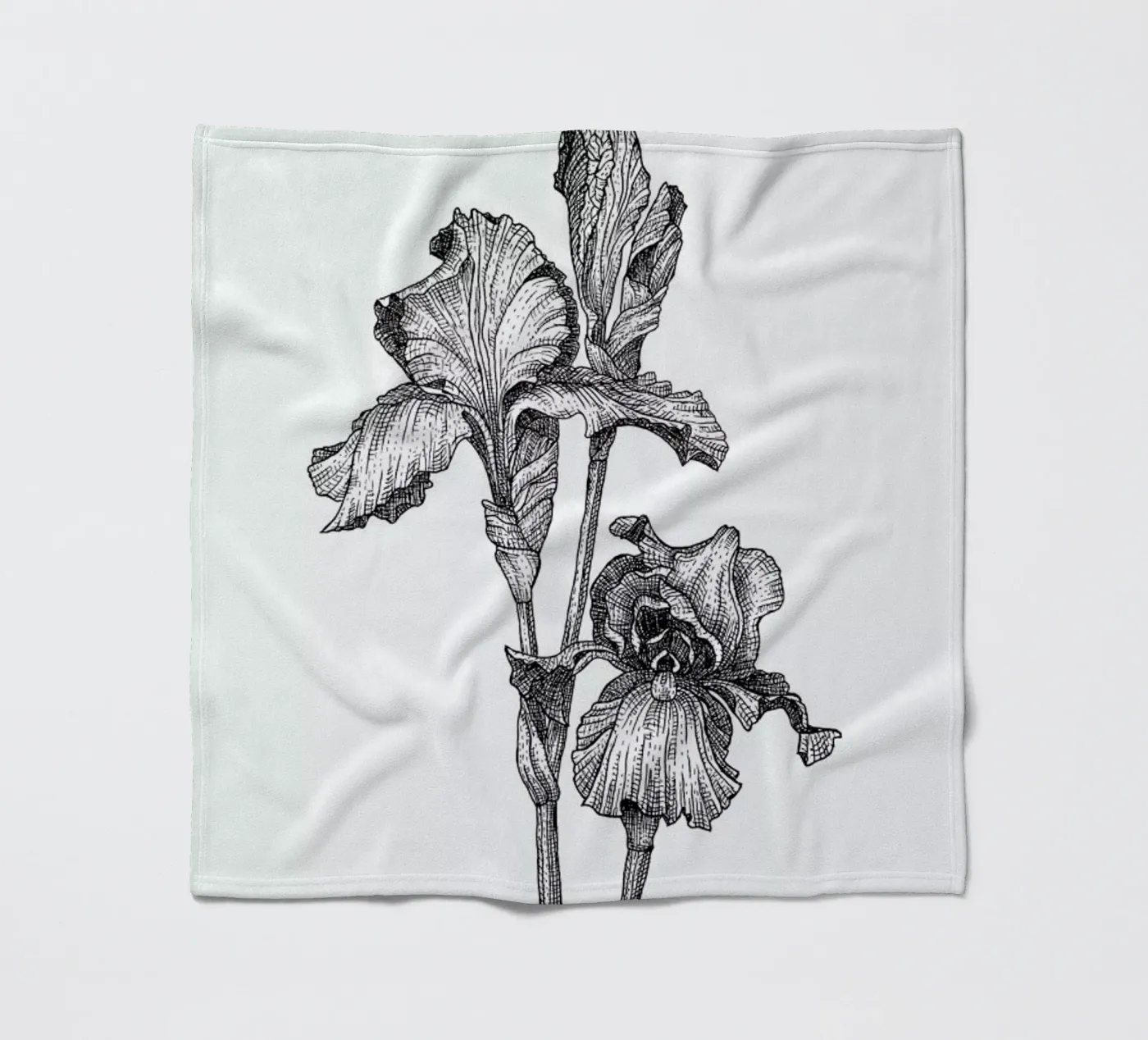 Orchids Fleecedecke von Pen & Ink