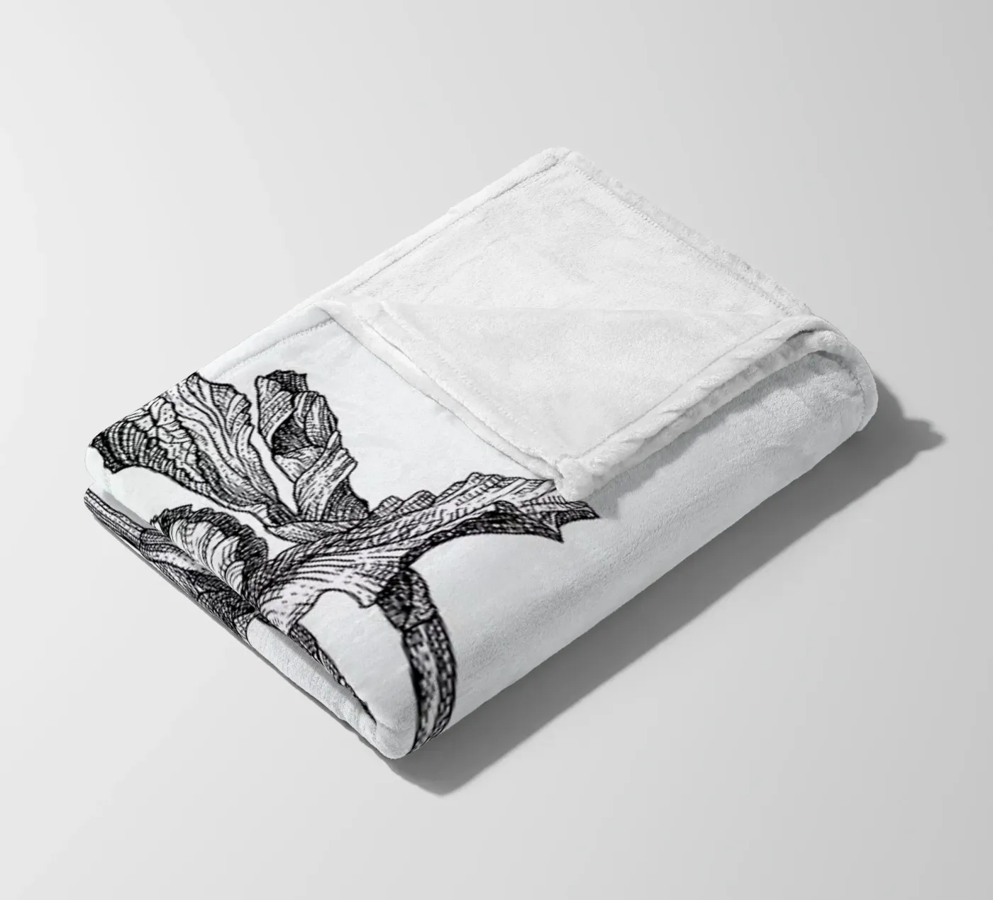 Orchids Fleecedecke von Pen & Ink