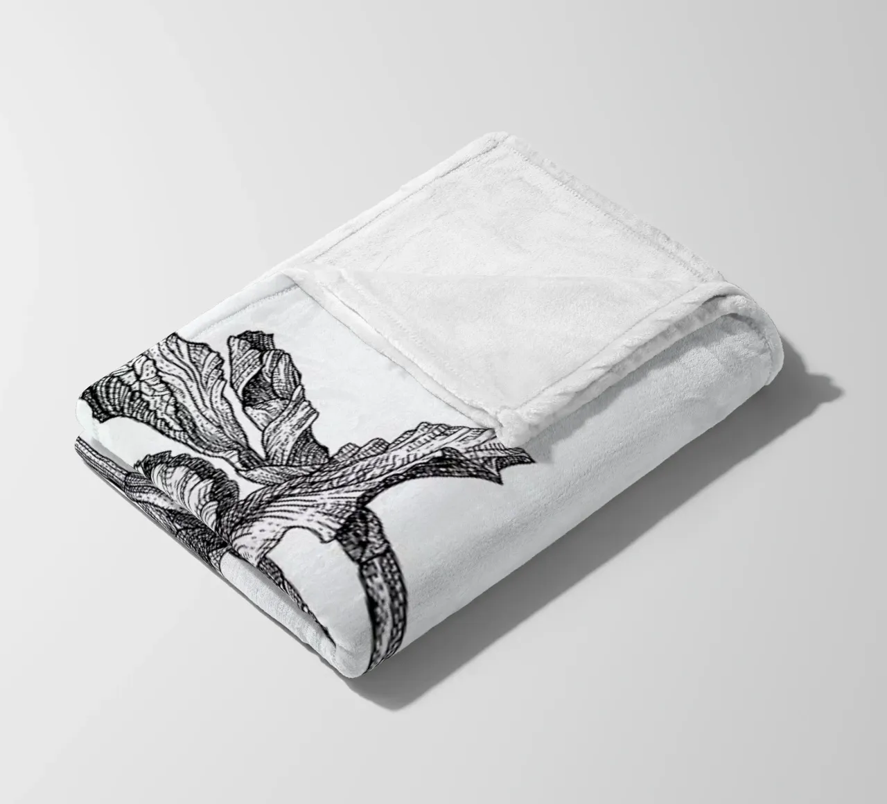 Orchids coperta in pile da Pen & Ink