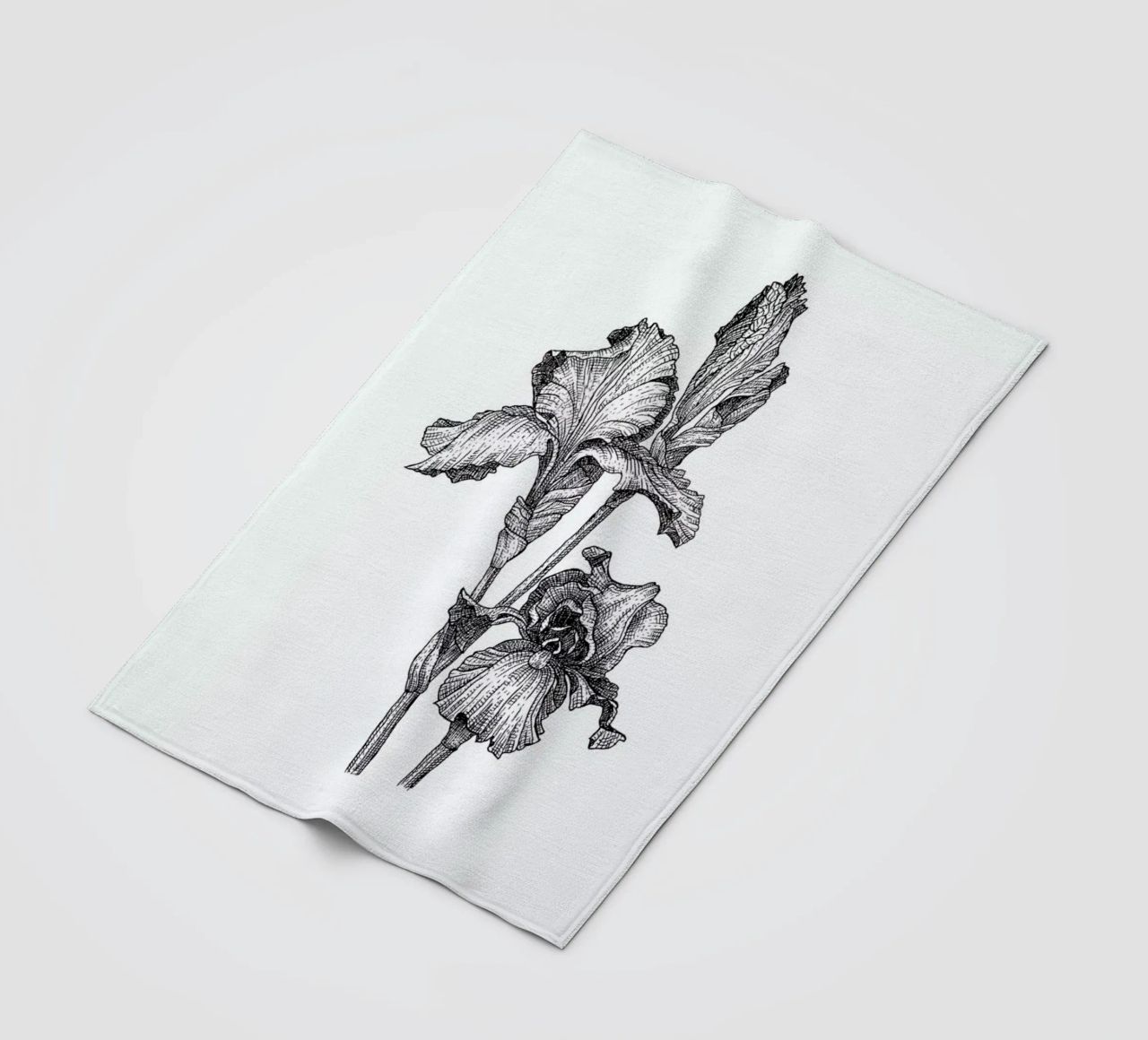Orchids coperta in pile da Pen & Ink