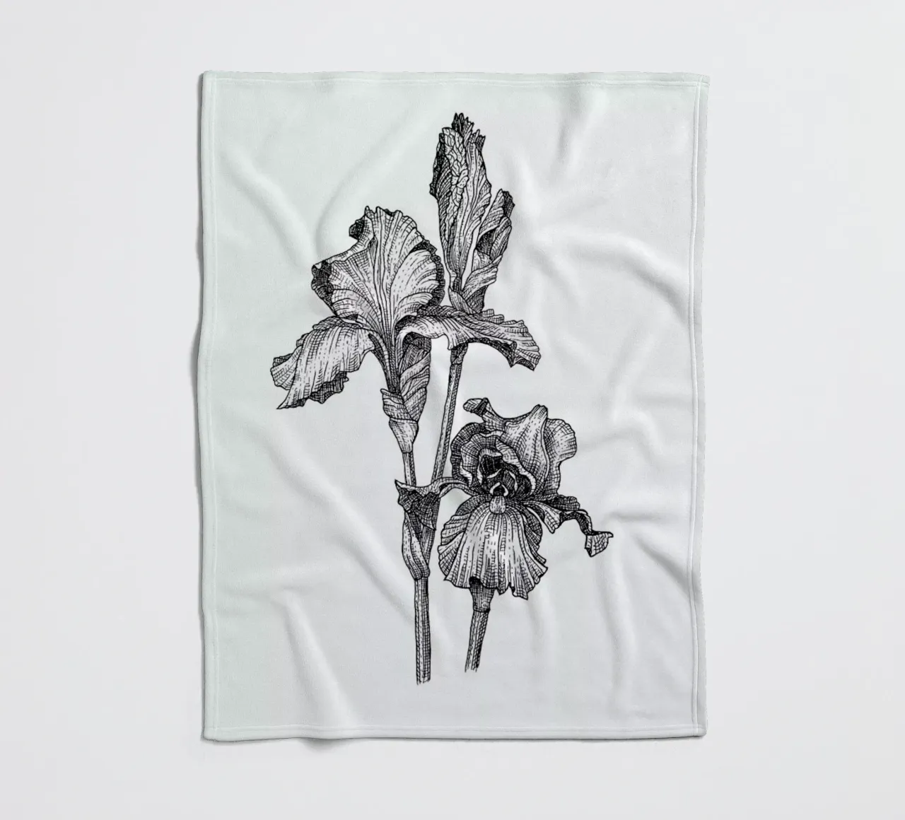 Orchids coperta in pile da Pen & Ink