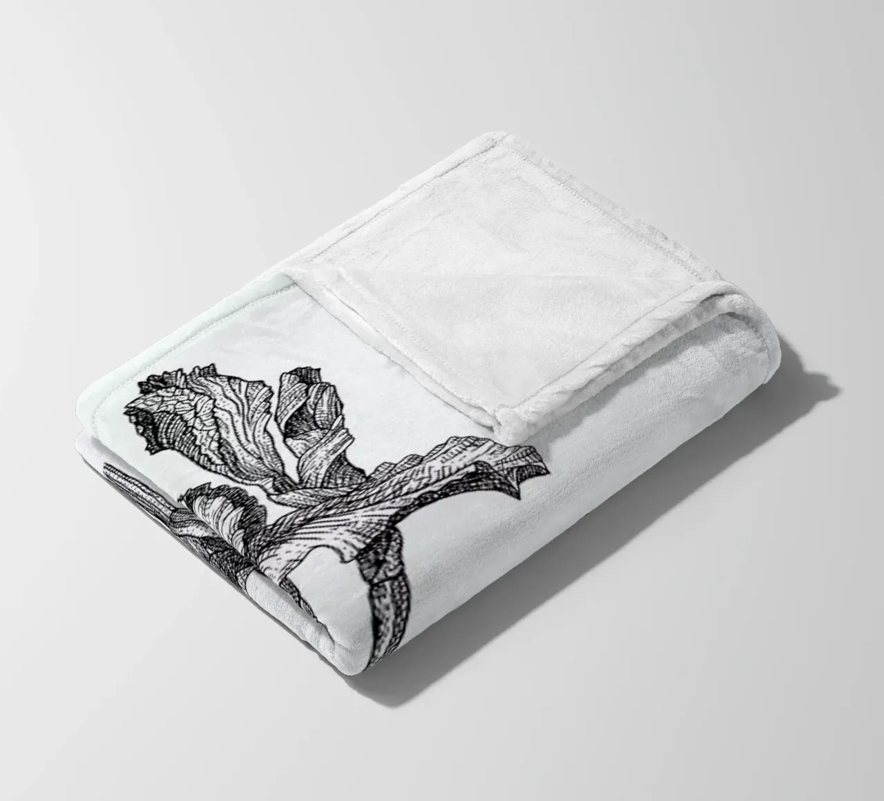 Orchids coperta in pile da Pen & Ink