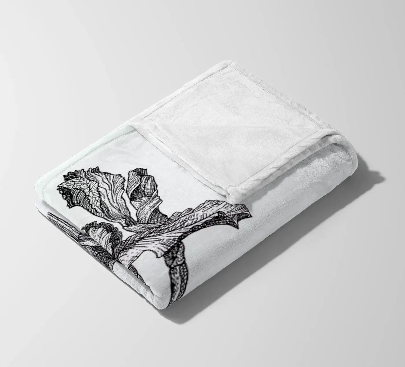 Orchids Fleecedecke von Pen & Ink