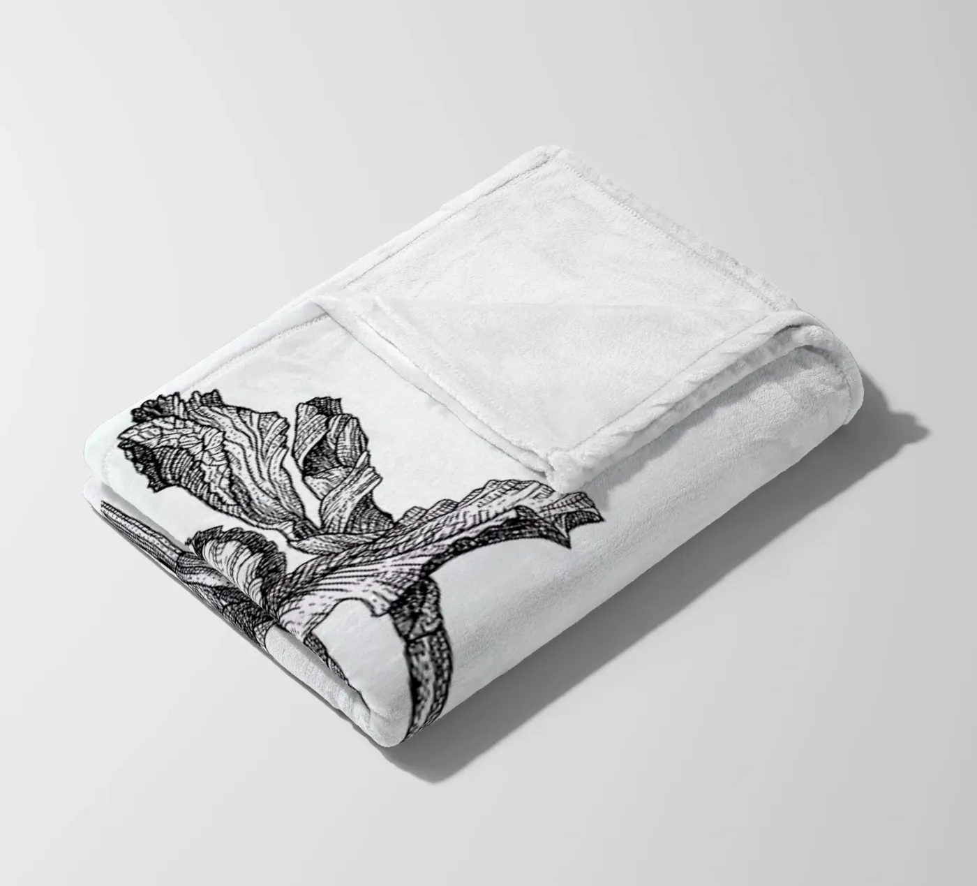 Orchids Fleecedecke von Pen & Ink