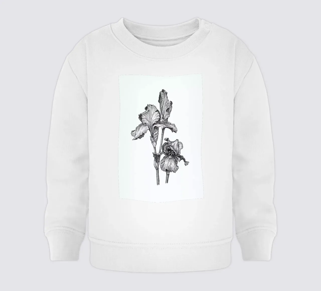 Orchids felpa neonato da Pen & Ink