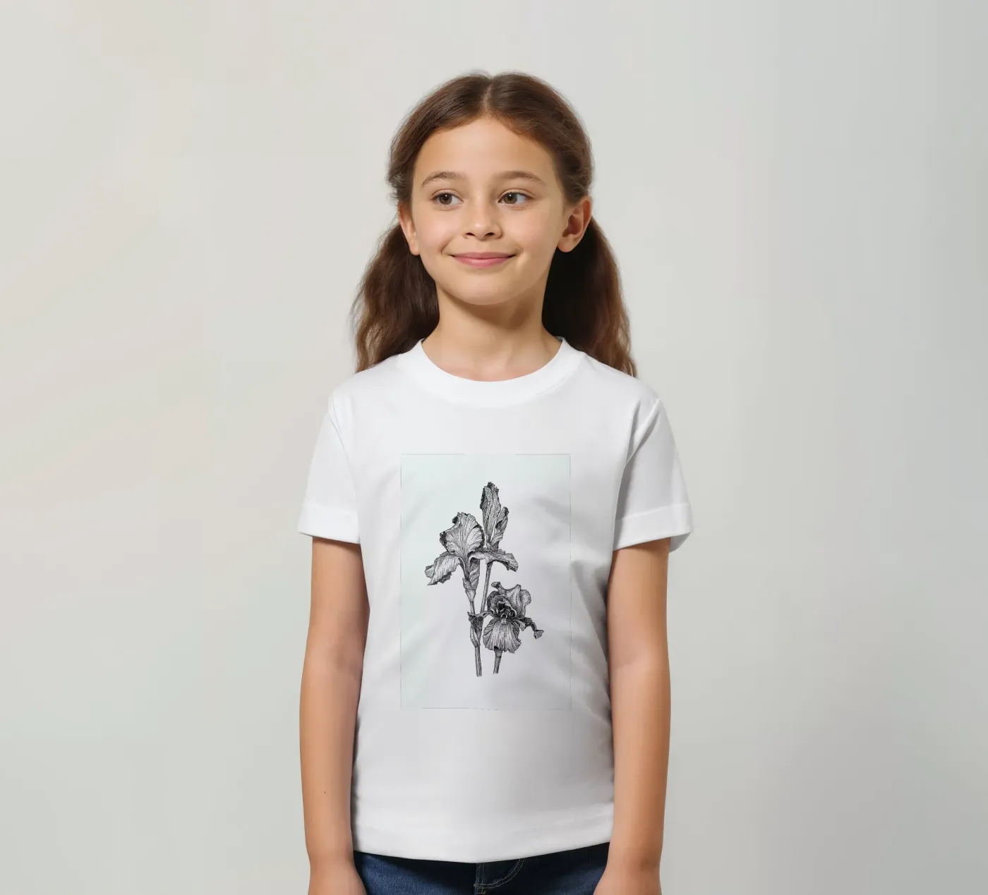 Orchids t-shirt bambini da Pen & Ink