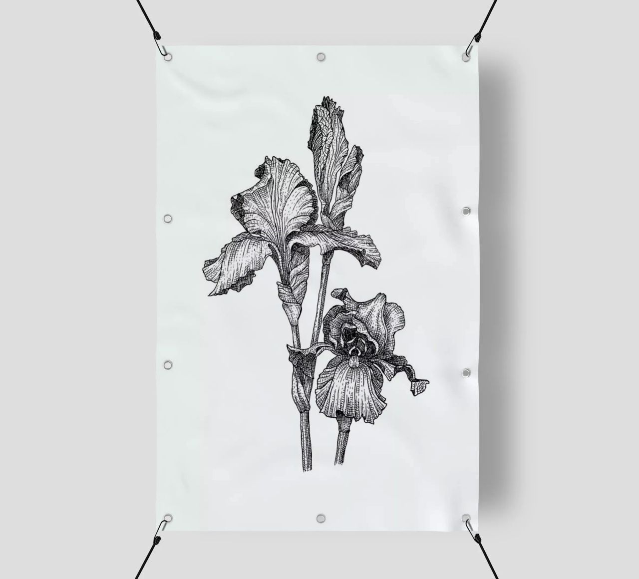 Orchids telo in pvc da Pen & Ink