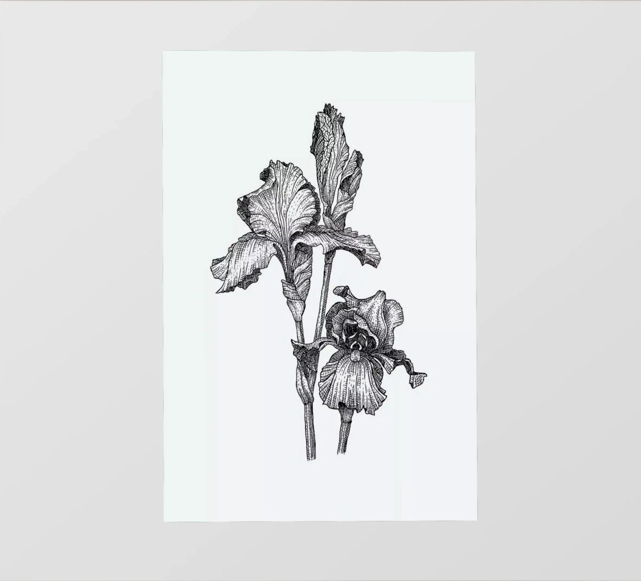 Orchids telo in pvc da Pen & Ink