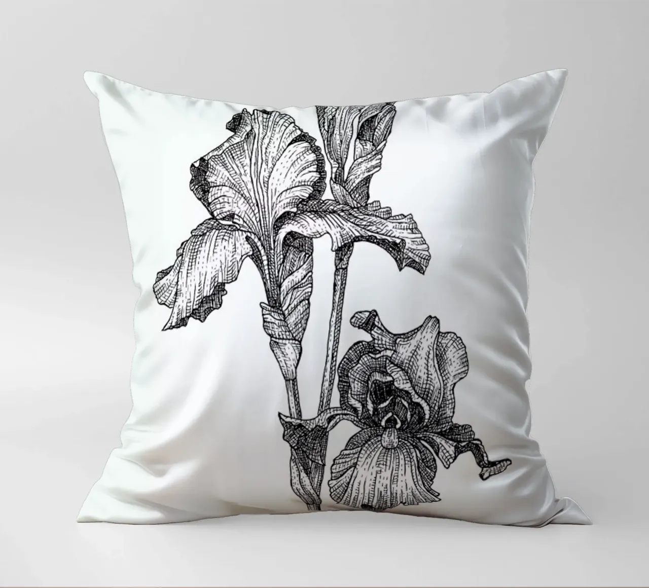 Orchids cuscino da Pen & Ink