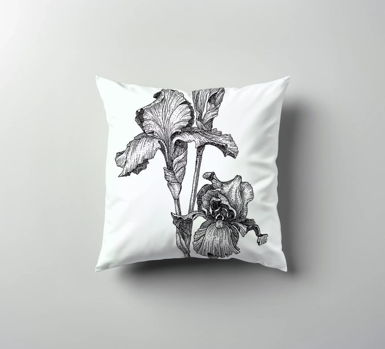 Orchids cuscino da Pen & Ink