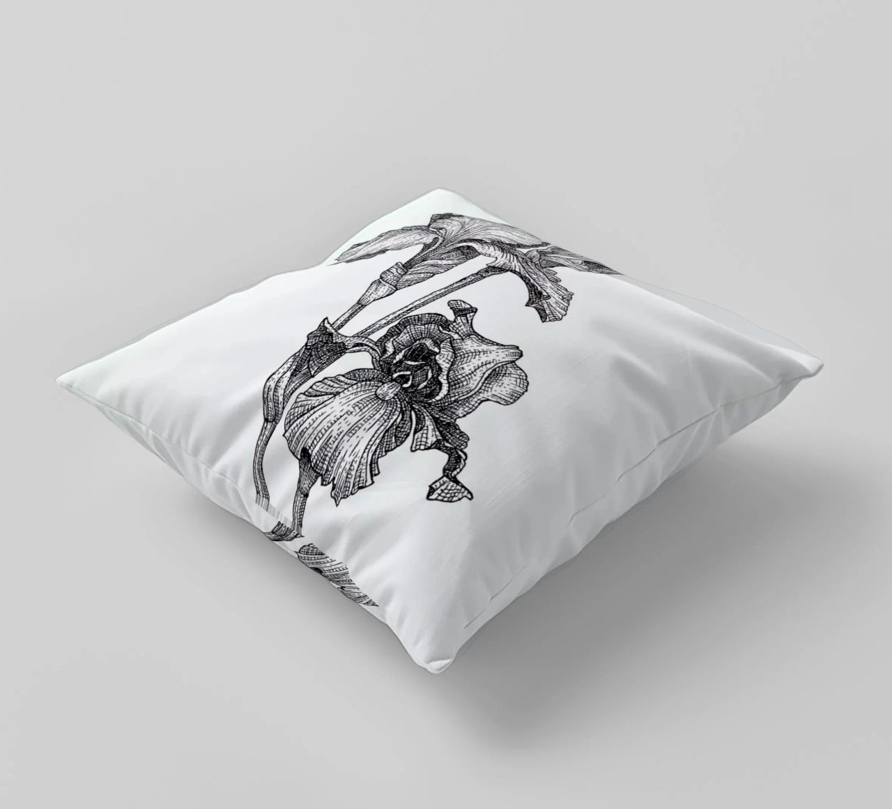 Orchids cuscino da Pen & Ink