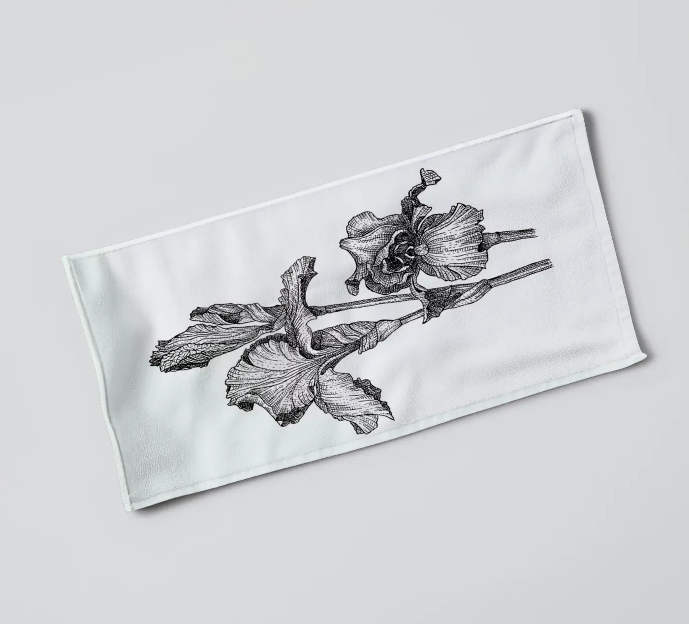 Orchids towel by Pen & Ink