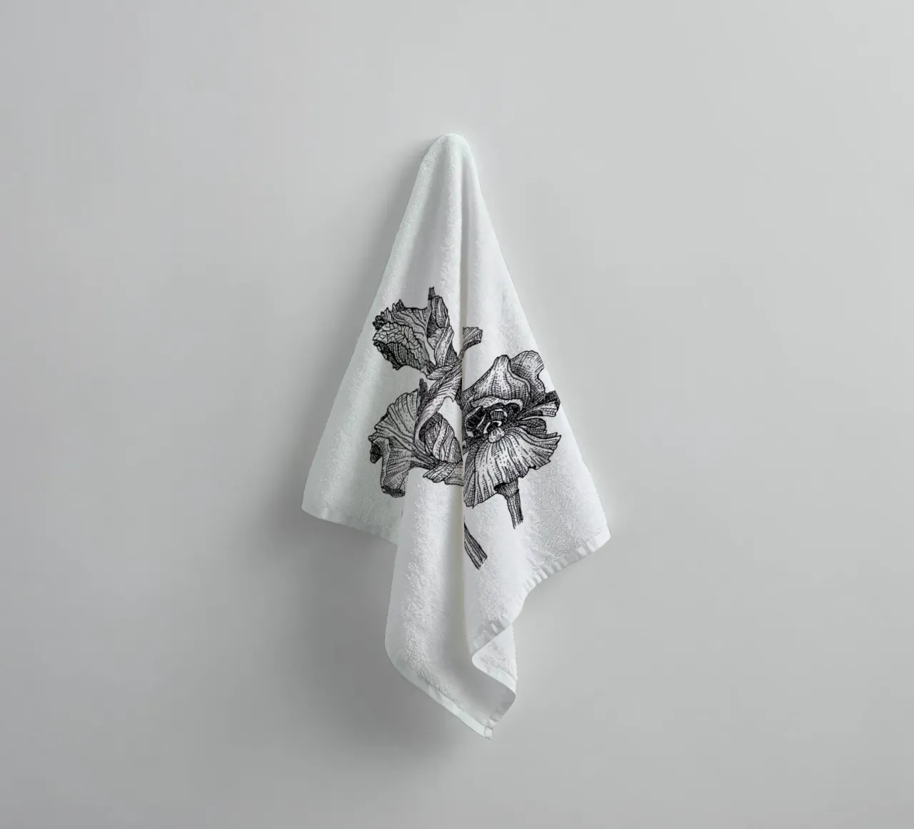 Orchids asciugamano da bagno da Pen & Ink