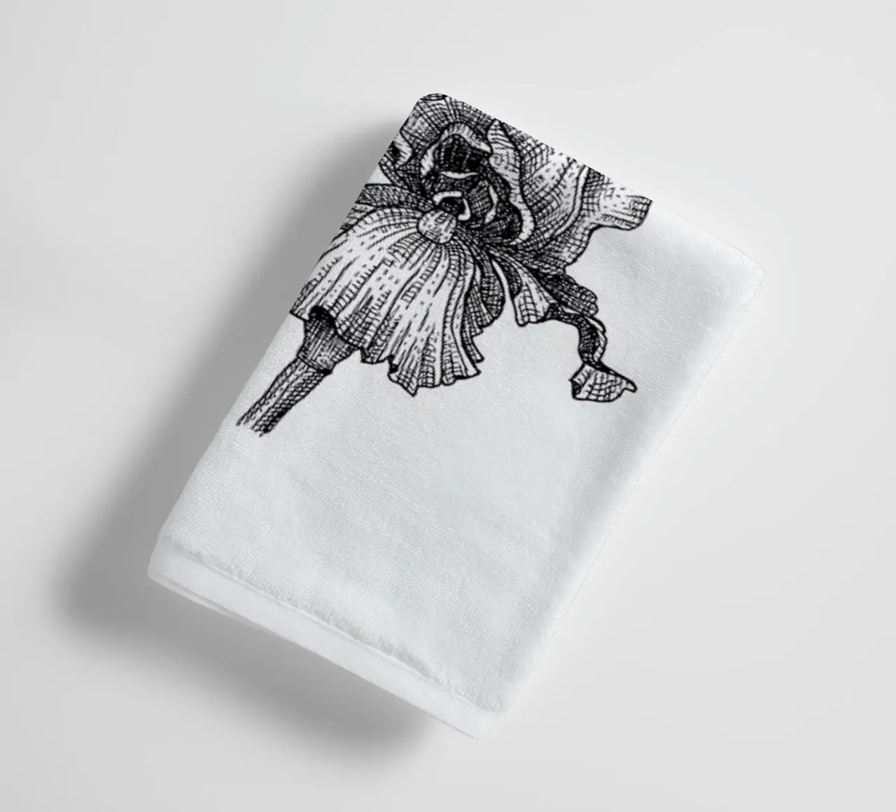 Orchids asciugamano da bagno da Pen & Ink