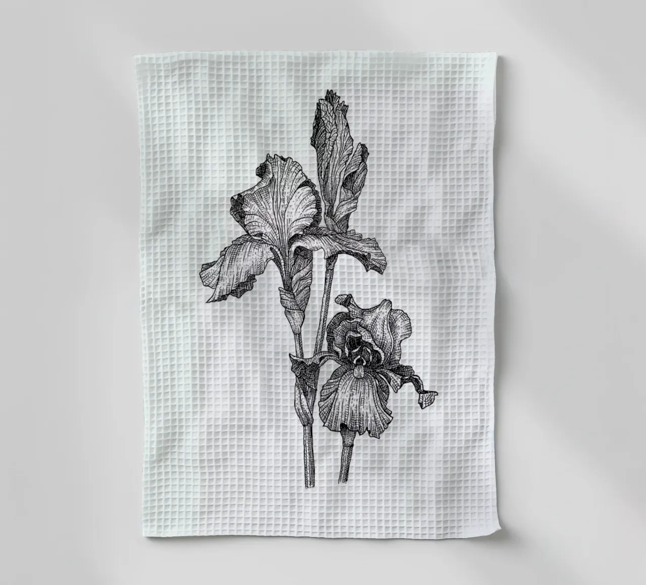 Orchids canovaccio da cucina da Pen & Ink