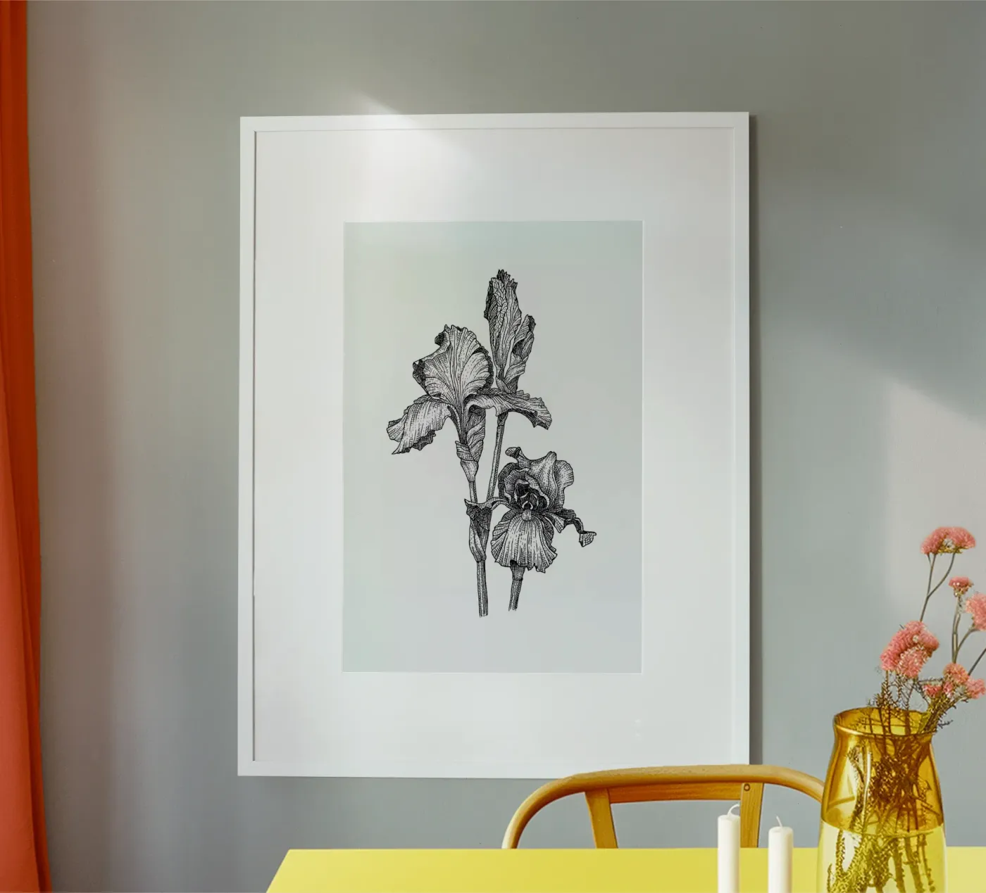 Orchids poster da Pen & Ink