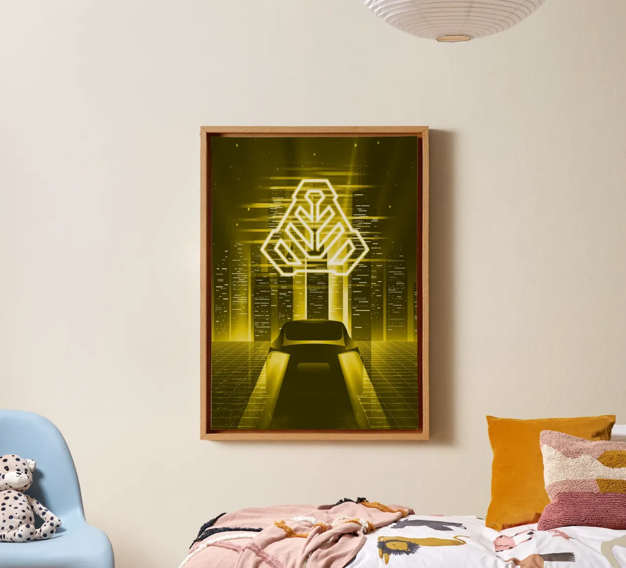 Rocket League canvas with Floater frame by CreativeStudio