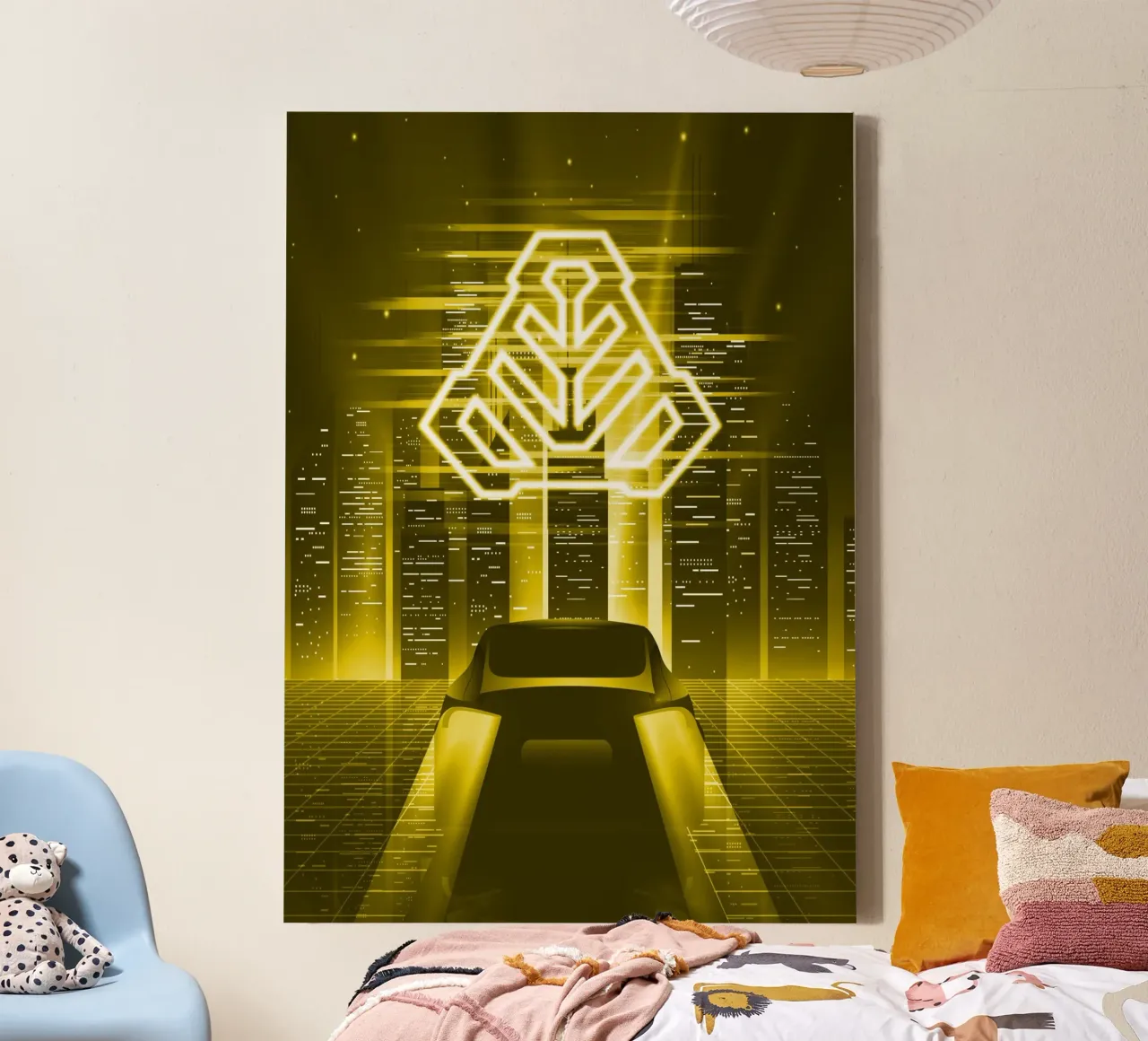 Rocket League canvas with Floater frame by CreativeStudio