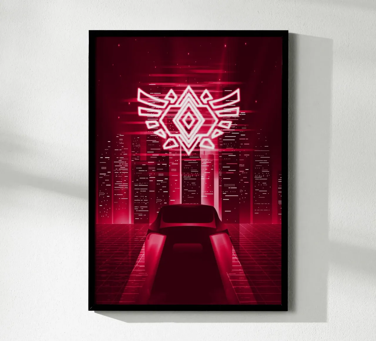 Rocket League poster con telaio in legno da CreativeStudio