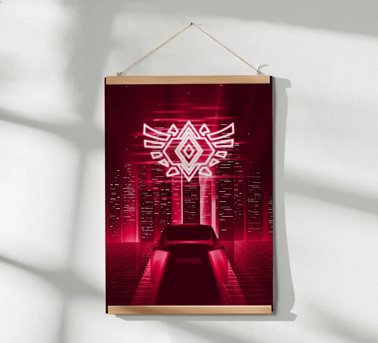 Rocket League poster con telaio in legno da CreativeStudio