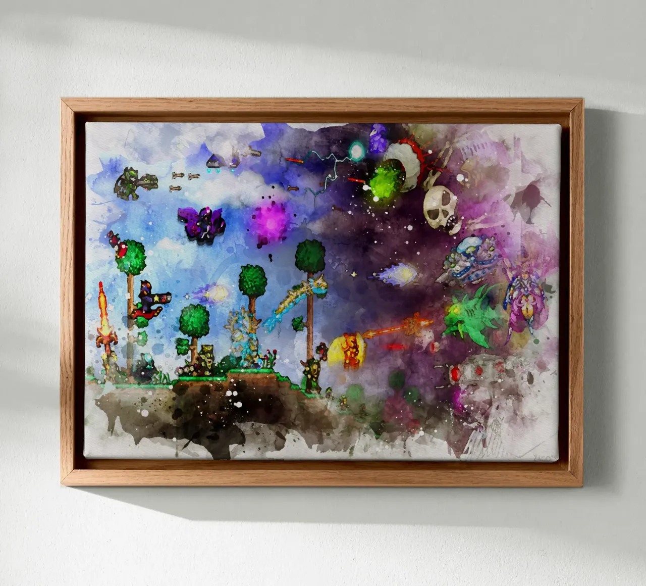 Terraria tela con Cornice a cassetta da CreativeStudio