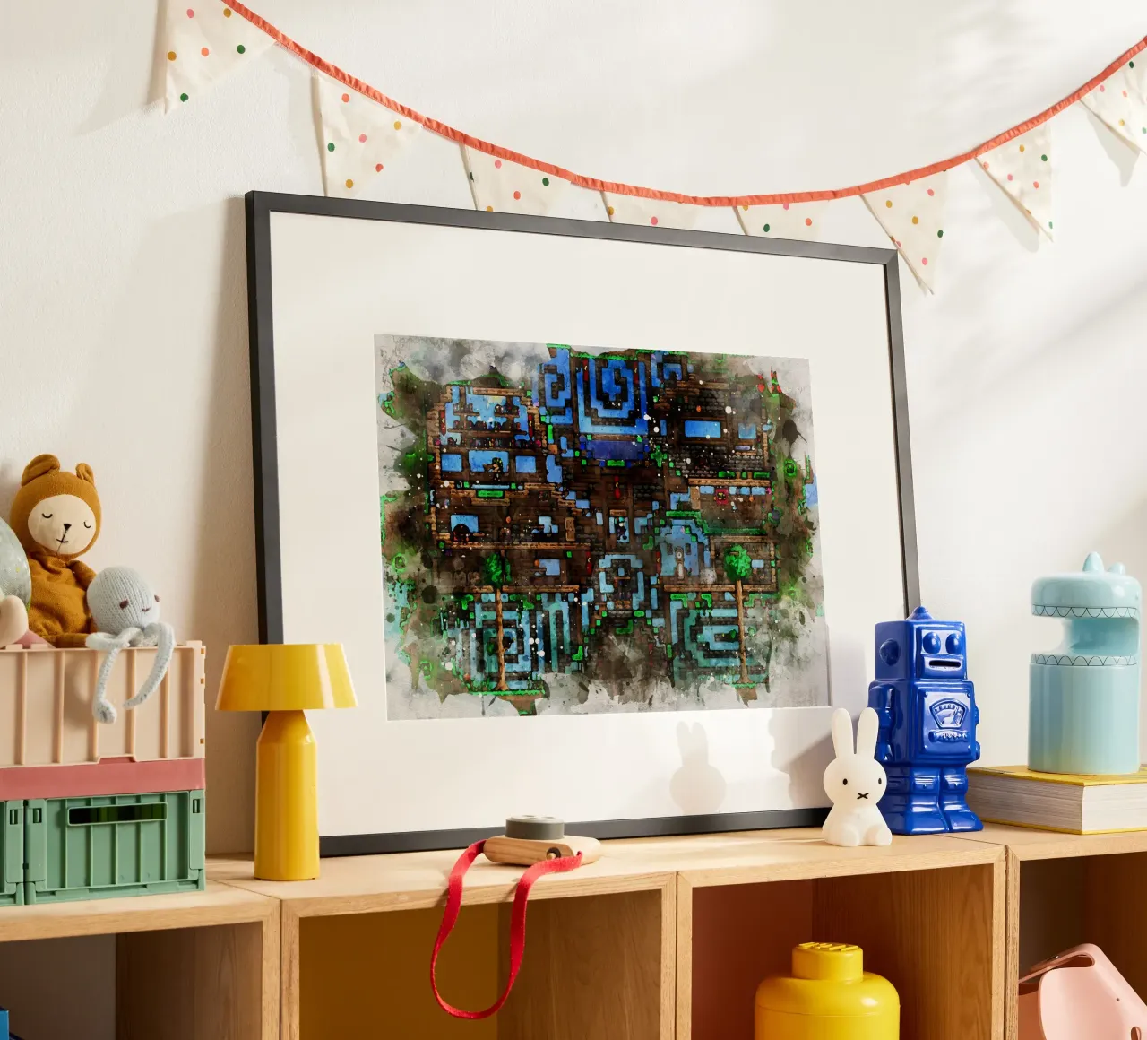 Terraria poster con telaio in legno da CreativeStudio