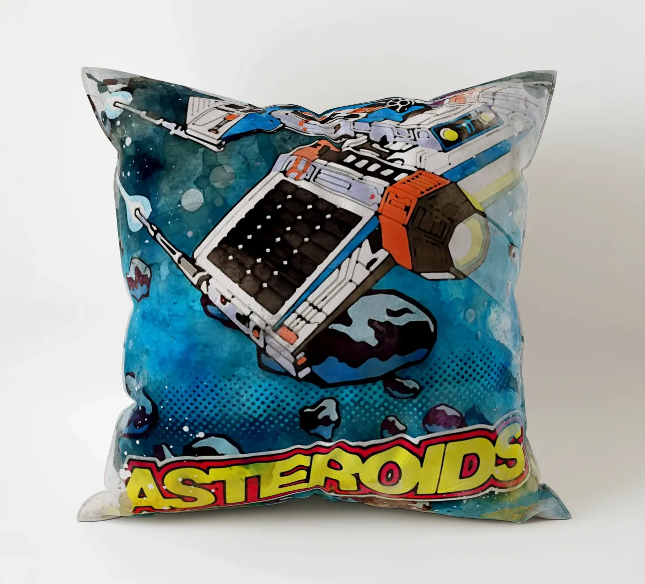 Asteroids Watercolor cuscino da CreativeStudio