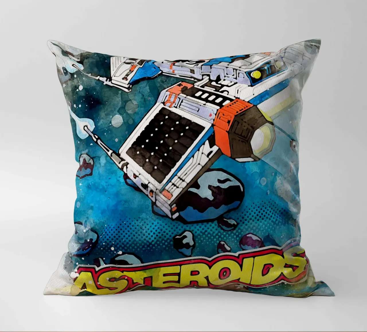Asteroids Watercolor cuscino da CreativeStudio