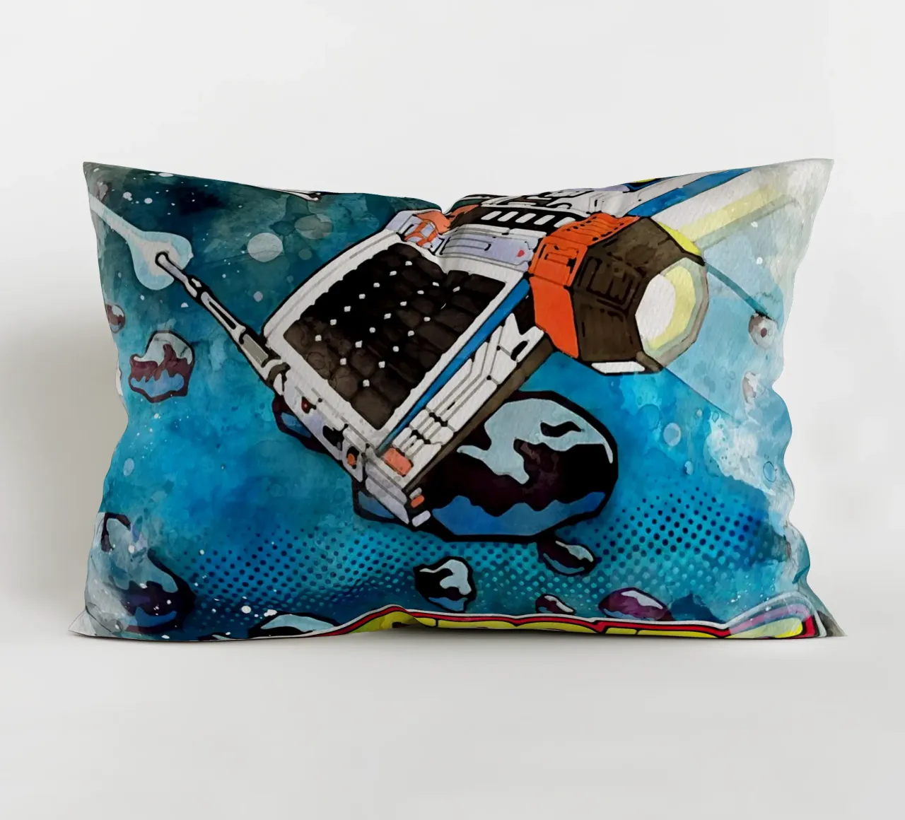 Asteroids Watercolor cuscino da CreativeStudio